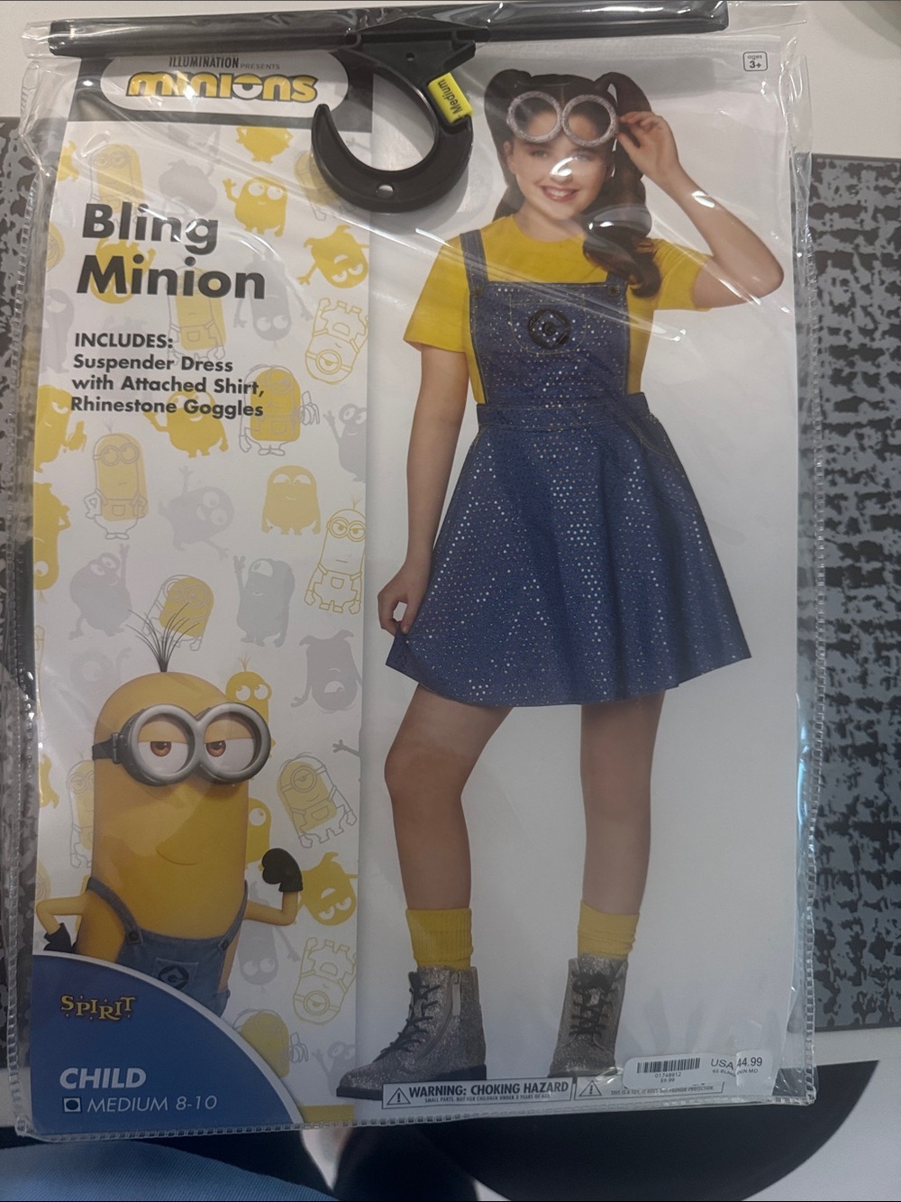 Minion girl costume